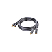 Кабель Ugreen AV104 2RCA - 2RCA Black 5m - рис.0
