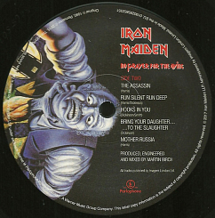 Виниловая пластинка Iron Maiden - No Prayer For The Dying