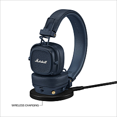 Беспроводные наушники Marshall Major V midnight blue накладные беспроводные наушники_OpenBox