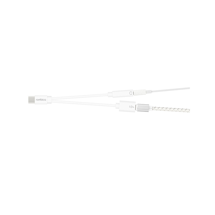Адаптер Rombica Type-C Adapter 3.5C White - рис.1