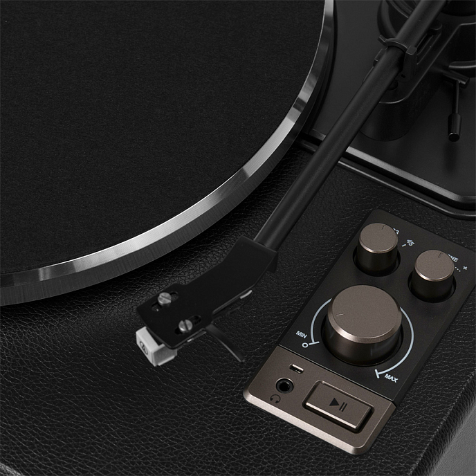 Проигрыватель винила Reproductor RP-420UBBK Black - рис.8