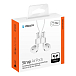 Силиконовый шнурок для AirPods Deppa Silicon strap for AirPods White - рис.3