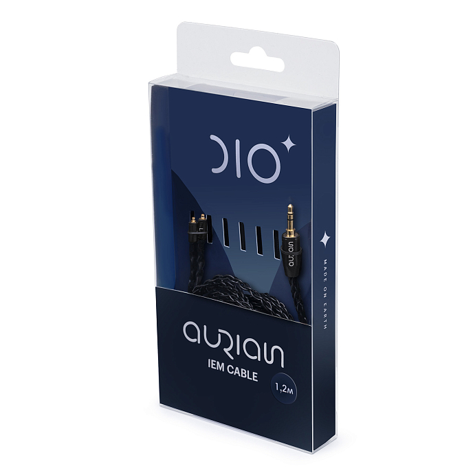 Кабель Aurian Cable Pro MMCX - 3.5mm Black 1.2m - рис.1