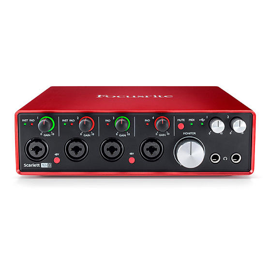 Аудиоинтерфейс Focusrite Scarlett 18i8 2nd Gen - рис.0