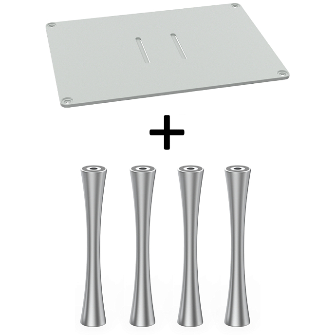Стойка для Hi-Fi ddHiFi HS400 + SR120 x 4 Warm Gray/Silver - рис.0
