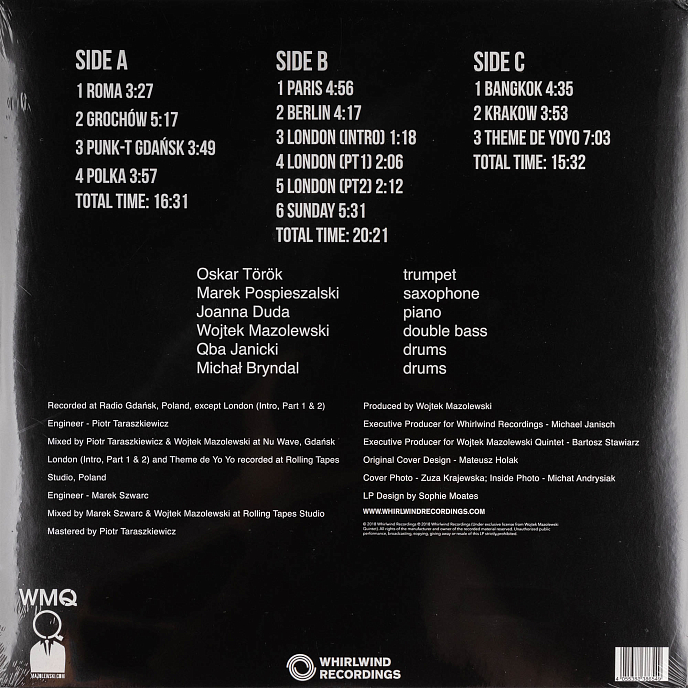 Виниловая пластинка Wojtek Mazolewski Quintet - Polka 2LP - рис.1