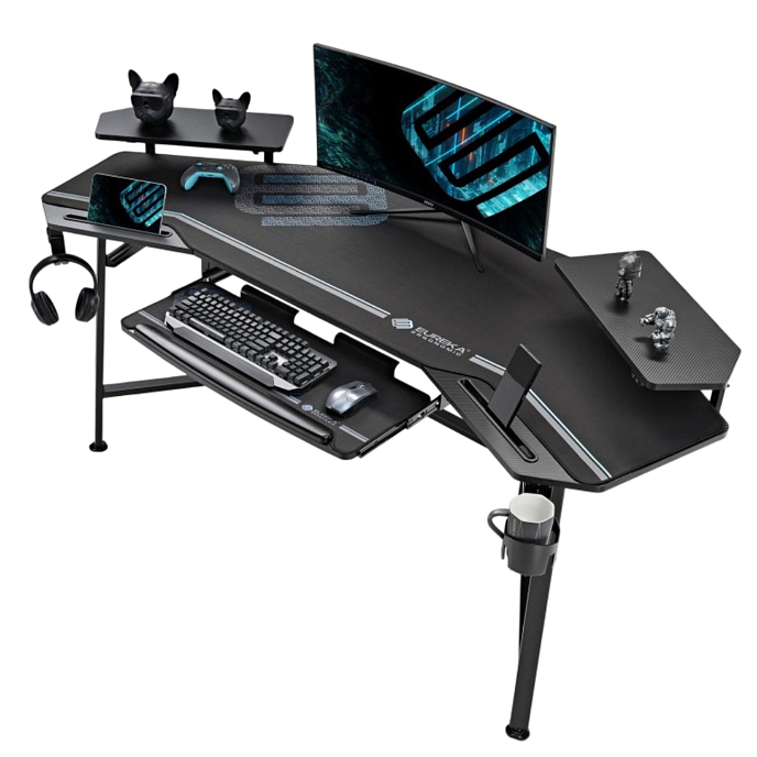 Стол EUREKA AED-E70B-V4 Black - рис.0