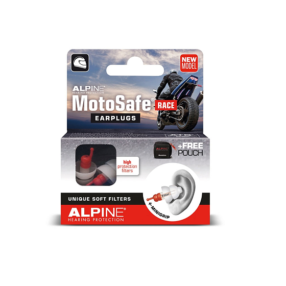 Беруши для мото Alpine MotoSafe Race minigrip - рис.0