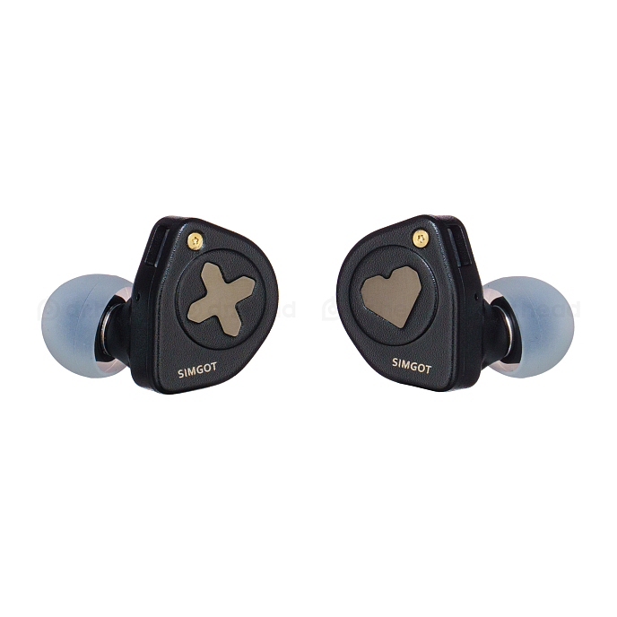 Наушники внутриканальные SIMGOT EW300 DSP black проводные внутриканальные наушники с гибридным драйвером (type-c)_OpenBox - рис.1