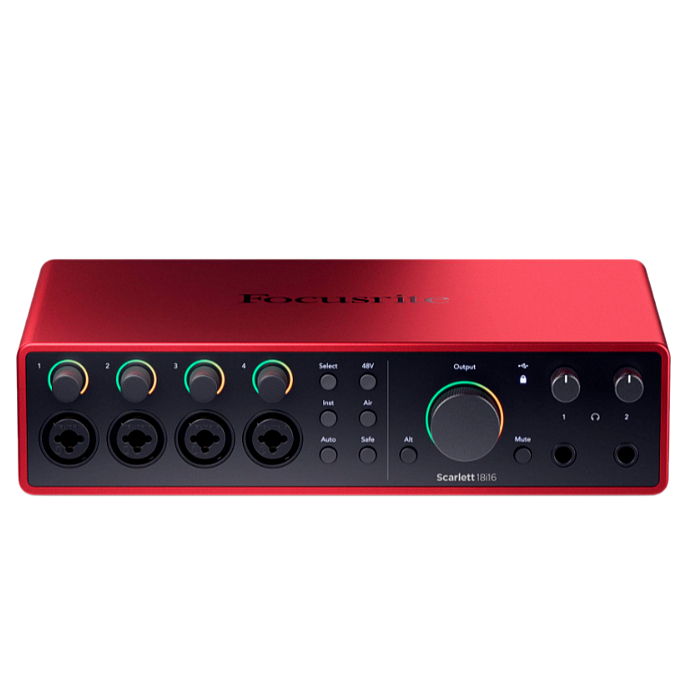 Аудиоинтерфейс Focusrite Scarlett 18i16 4th Gen Red - рис.0