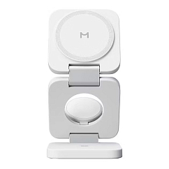 Беспроводная зарядка Magssory Flex 3in1 for Apple White