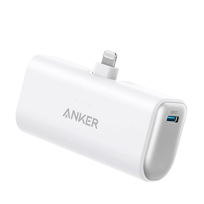 Портативный аккумулятор Anker Nano Power Bank 12W White - рис.0
