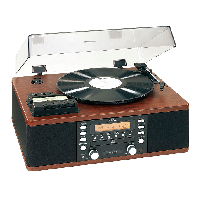 Mini система TEAC LP-R500 Woodgrain - рис.0