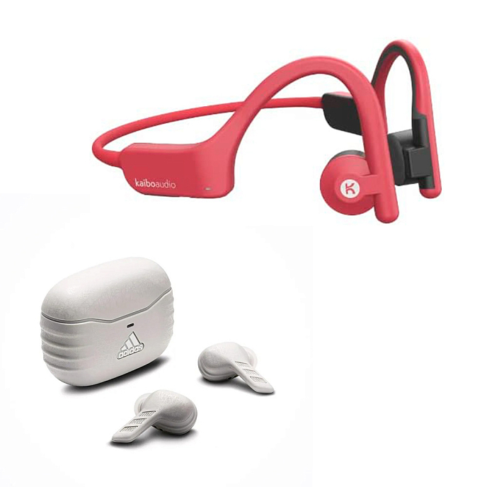 Беспроводные наушники Adidas Z.N.E. 01 ANC TWS Light Grey + Kaibo Audio Verse Red - рис.0