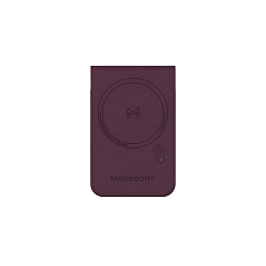 Чехол Magssory Geotag Magnetic Flip Wallet Burgundy