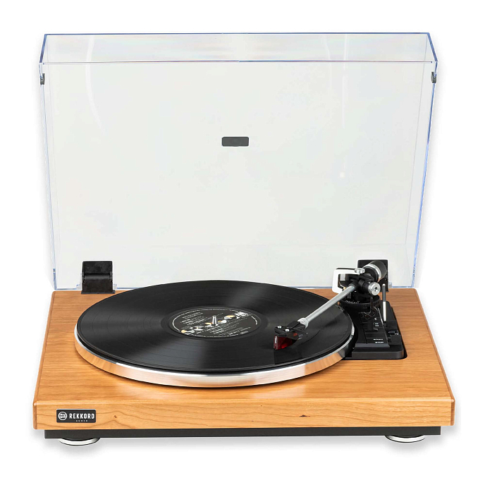 Проигрыватель винила Rekkord Audio F400 (2M Red) Cherry - рис.2