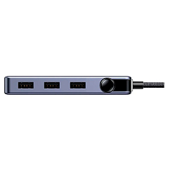 USB HUB UGREEN CM888 UNO 7-in-1 Hub Grey