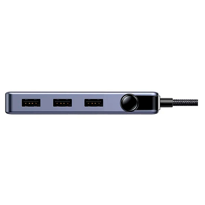 USB HUB UGREEN CM888 UNO 7-in-1 Hub Grey - рис.4