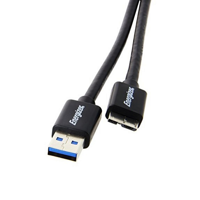 Кабель Energizer LCAEHUSY30BK2 USB - Micro B 3.0 1m - рис.2