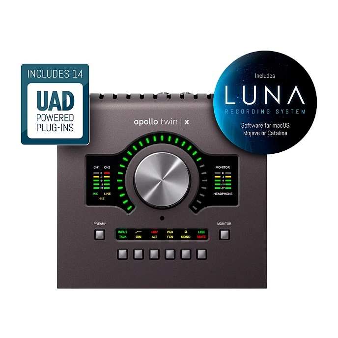 Аудиоинтерфейс Universal Audio Apollo Twin X USB DUO Heritage Edition - рис.9