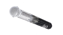 Кастомизация Инкрустация стразами микрофона