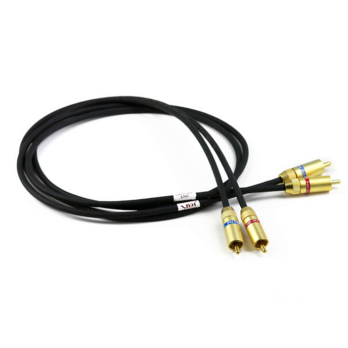 Кабель Van Den Hul D-501 Hybrid 2RCA-2RCA Black 1.2m - рис.0