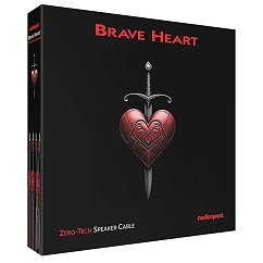 Кабель AudioQuest Brave Heart Zero BANS Banana Banana 2.5m