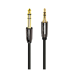 Кабель Caweon VISARIO GI-5M Grey Jack 3.5mm (m) - Jack 6.3mm (m) 5m