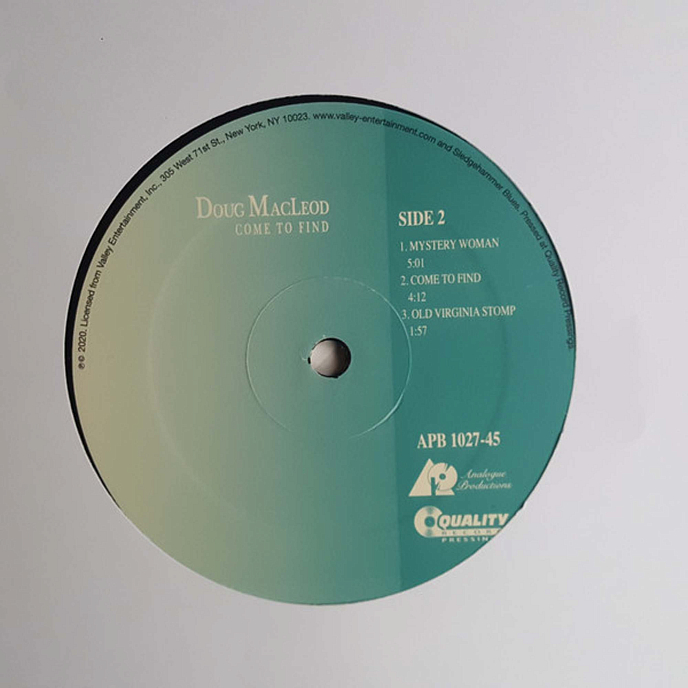 Виниловая пластинка Doug MacLeod Charlie Musselwhite - Come To Find - Analogue Productions LP - рис.3