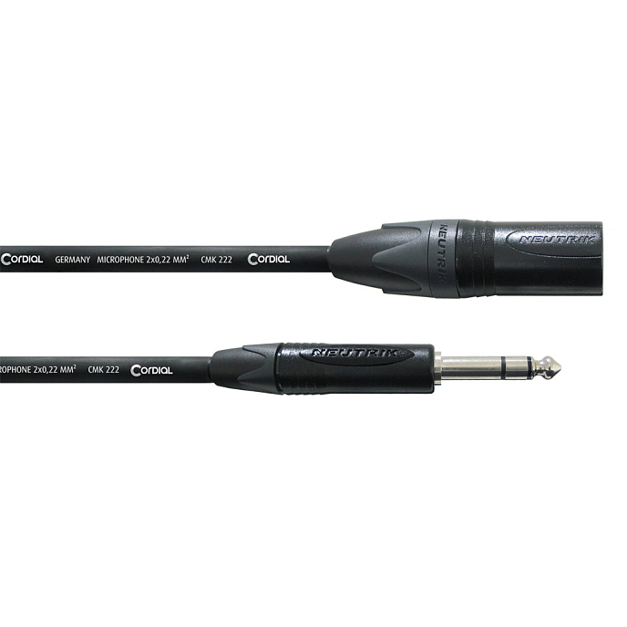 Кабель Cordial CPM 2.5 MV XLR-6.3mm 2.5m - рис.1