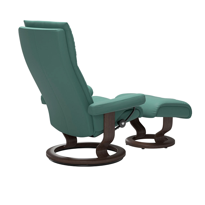 Кресло для прослушивания Stressless Aura M Classic Set Paloma Aqua Green Wenge - рис.5