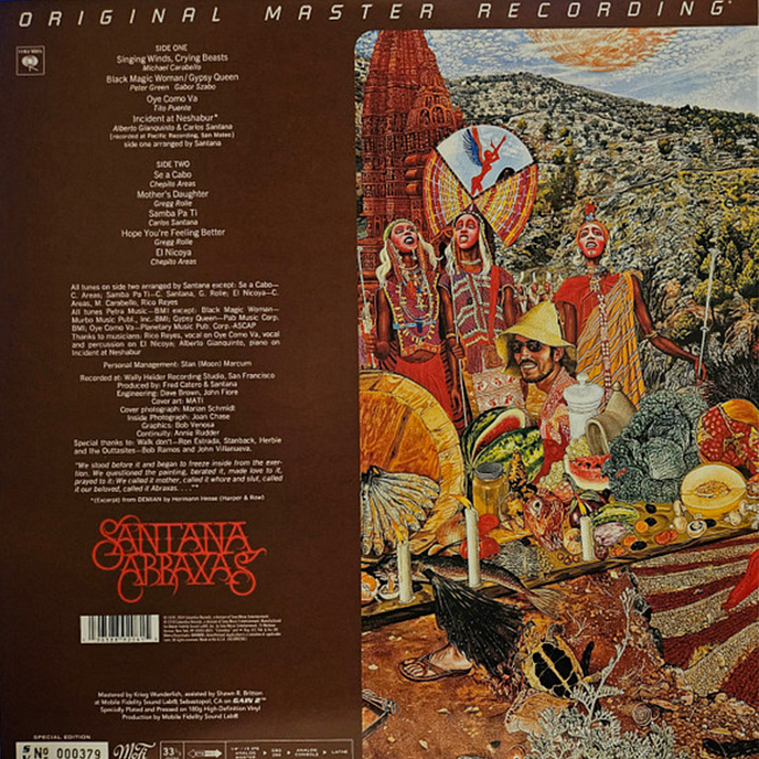 Виниловая пластинка Santana - Abraxas (MFSL) Super Vinyl LP - рис.1