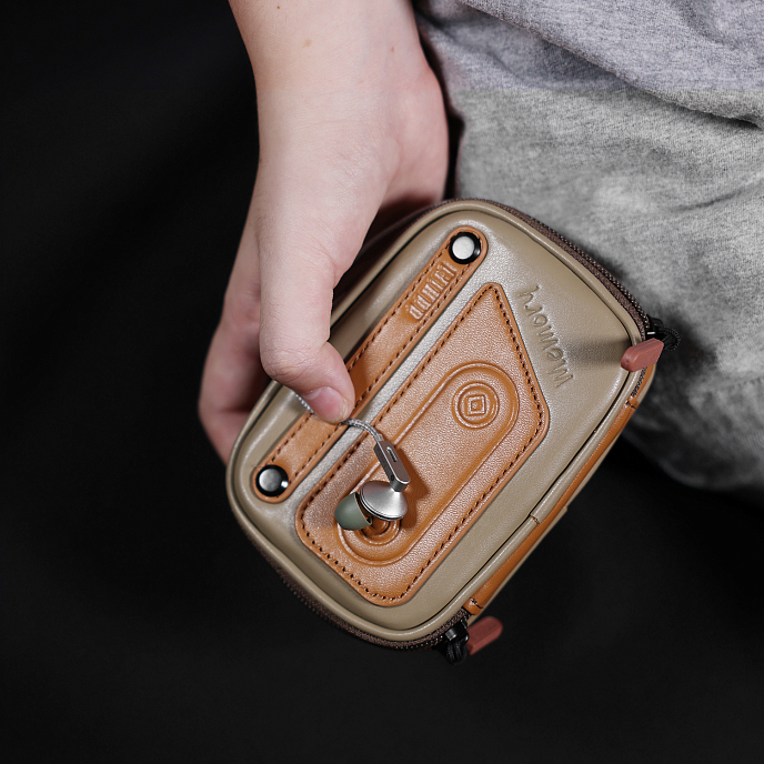 Чехол для наушников ddHiFi CZ120 Retro Cassette-Style Coffee Bean - рис.9