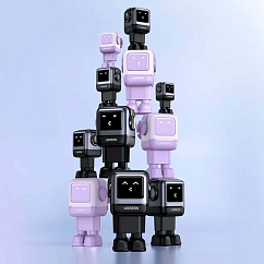 Зарядное устройство UGREEN CD361 Nexode RG 65W Robot GaN EU Purple