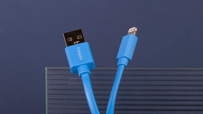 Кабель Rombica Digital MR-01 Lightning Blue - рис.6