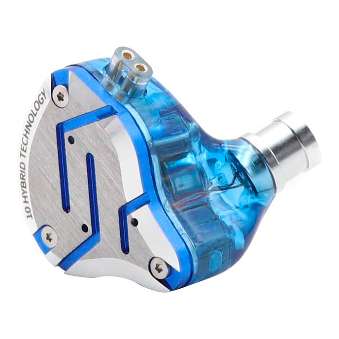 Наушники внутриканальные KZ ZS10 Pro Glare Blue without mic - рис.3