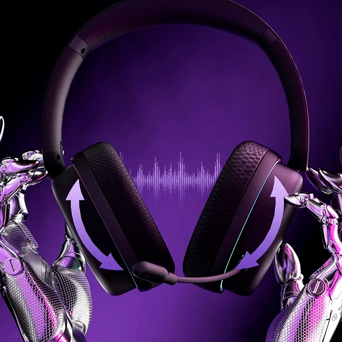 Игровая гарнитура AULA G7 Pro Black - рис.2