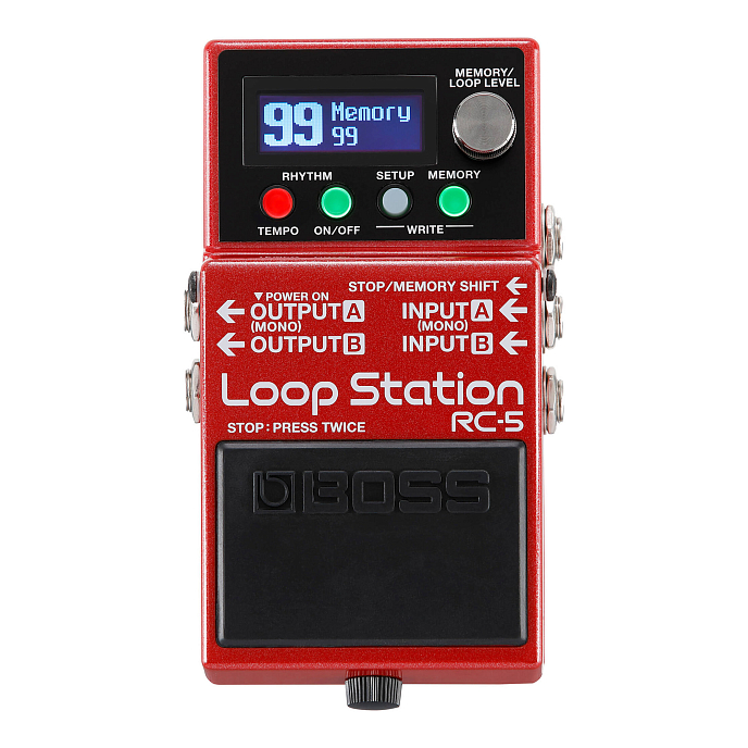 Процессор эффектов Boss RC-5 Loop Station Red - рис.0