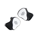 - рис.0 Наушники внутриканальные Kiwi Ears KE4 Black/Silver - рис.0