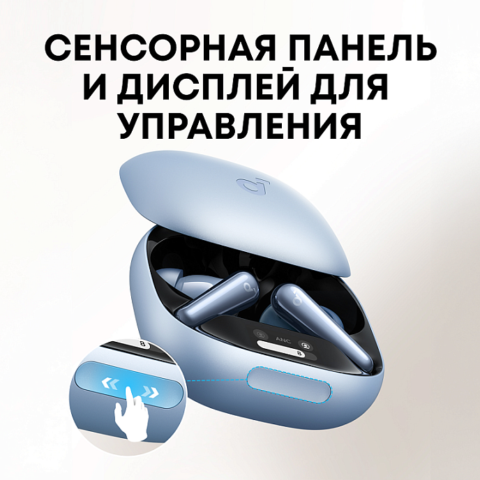 Беспроводные наушники Anker Soundcore Liberty 4 Pro NC matte light blue tws внутриканальные наушники с шумоподавлением_OpenBox - рис.1