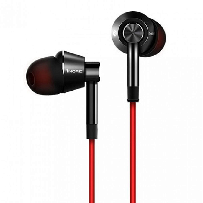 Наушники 1MORE Single Driver In-Ear Grey Red - рис.0
