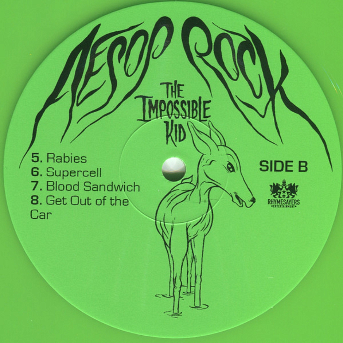Виниловая пластинка Aesop Rock - The Impossible Kid (coloured) - 2LP - рис.12