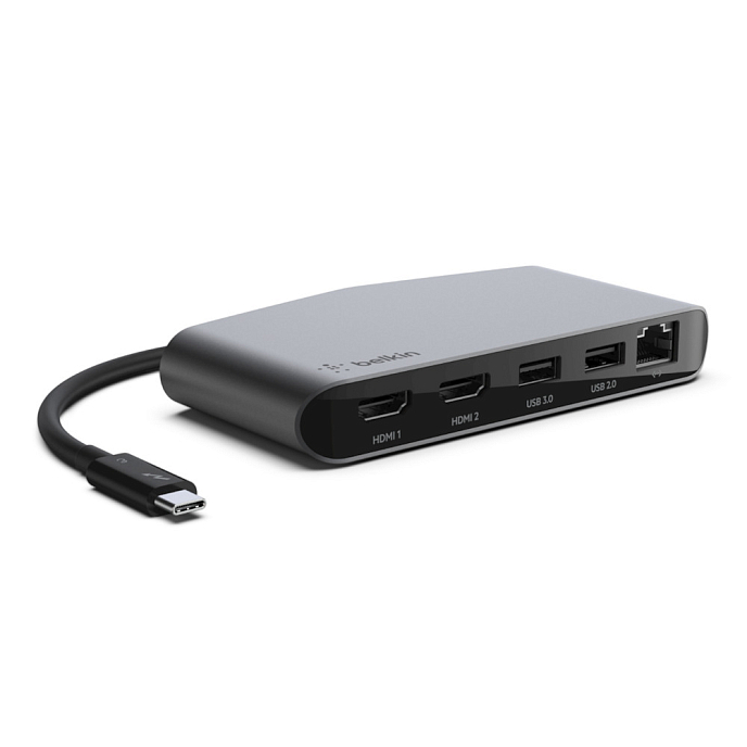 Адаптер Belkin Thunderbolt 3 Dock Mini HD Black - рис.2