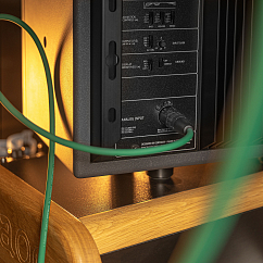 Кабель HeadMade Pro XLR-M - 6.3mm stereo Green 3m