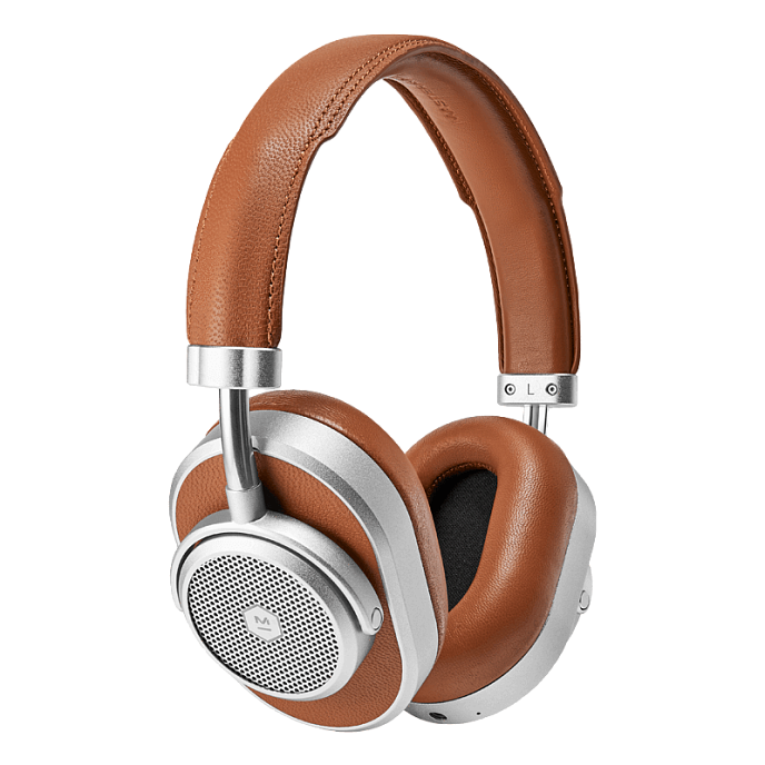 Беспроводные наушники MASTER&DYNAMIC MW65 Silver Metal / Brown Leather - рис.0