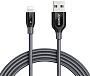 Кабель Anker PowerLine+ USB to Lightning MFi 0.9m Grey - рис.1