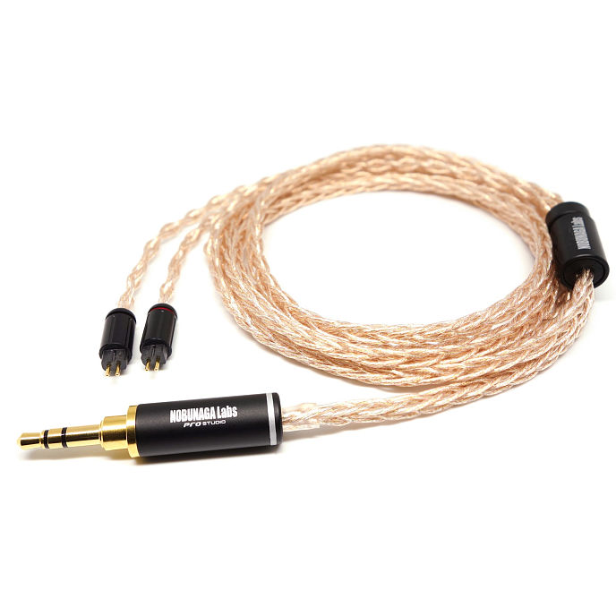 Кабель Nobunaga Labs Inspire Neo Volga Nexus Gold 2-pin - 3.5mm - рис.0