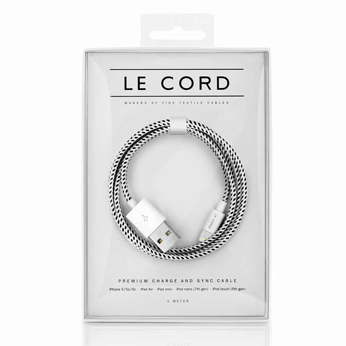 Кабель Le Cord MFI Lightning Eero 1.2 m - рис.0