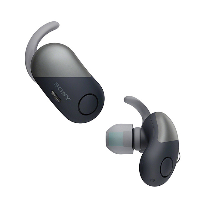 Наушники Sony WF-SP700N Black - рис.0