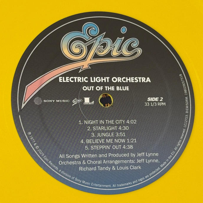 Виниловая пластинка Electric Light Orchestra - Out Of The Blue (coloured) - 2LP - рис.10